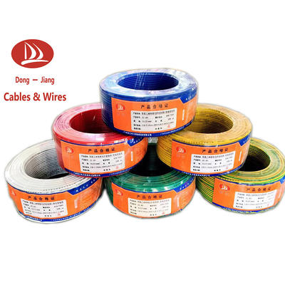 Dongjiang single-core non-sheathed solid copper conductor PVC Insulated BV 1.5mm cable electrical wire