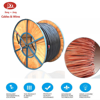 Low Voltage Underground Unarmored YJV Cable XLPE insulation copper electrical cable YJV-3x4+1x2.5-0.6/1KV